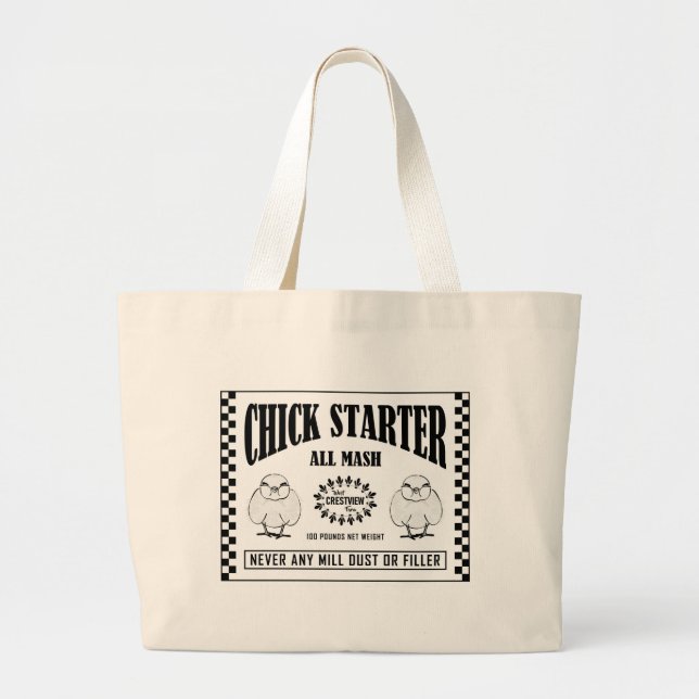 CHICK STARTER JUMBO STOFFBEUTEL (Vorne)