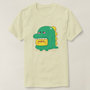 Chick Wearing Dinosaur T-Shirt Anzug