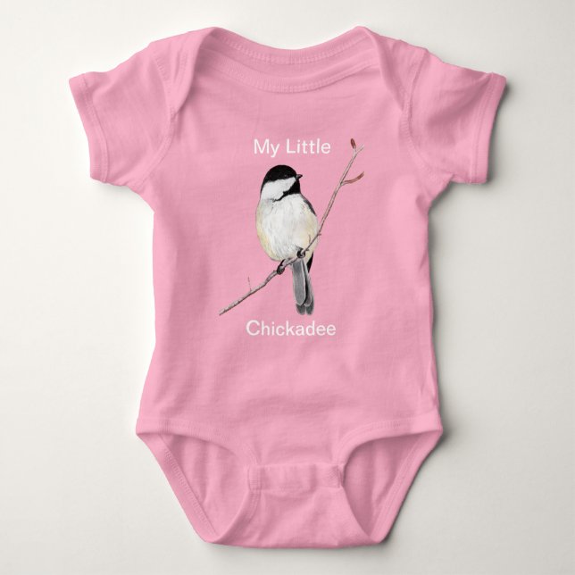 Chickadee Baby Strampler (Vorderseite)