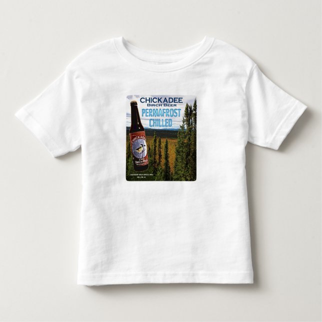 Chickadee Birch Beer Kleinkind T-shirt (Vorderseite)