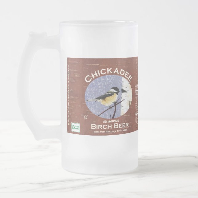 Chickadee Birch Beer Mattglas Bierglas (Links)