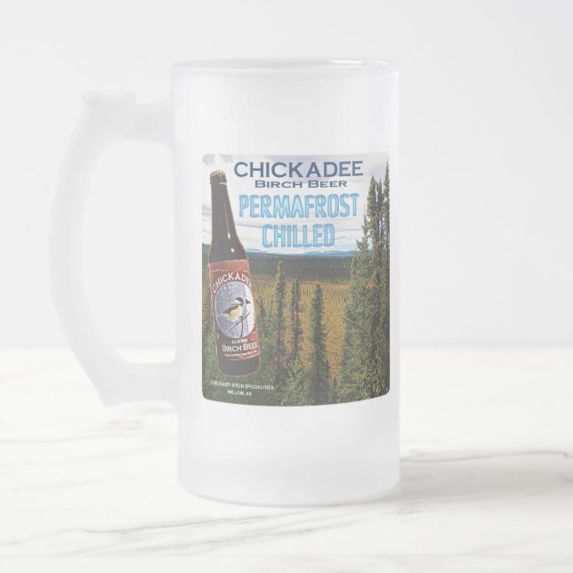 Chickadee Birch Beer Mattglas Bierglas (Links)