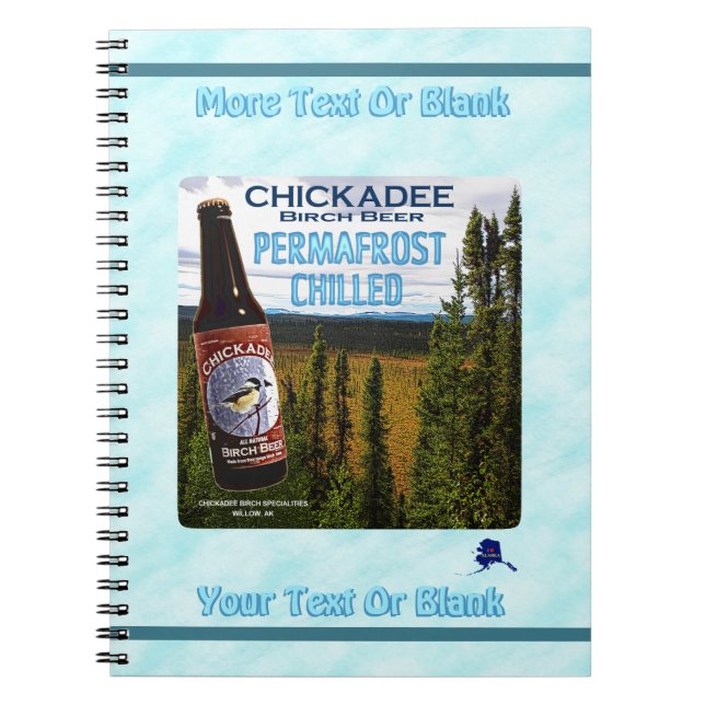 Chickadee Birch Beer Notizblock (Vorderseite)