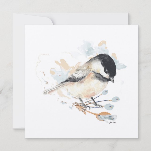 Chickadee Bird Art (Vorderseite)