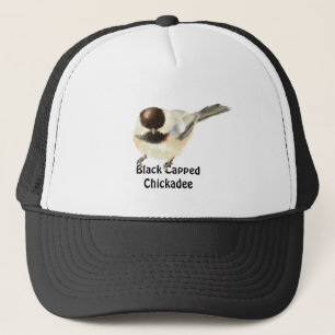 Chickadee Bird Art Collection Truckerkappe