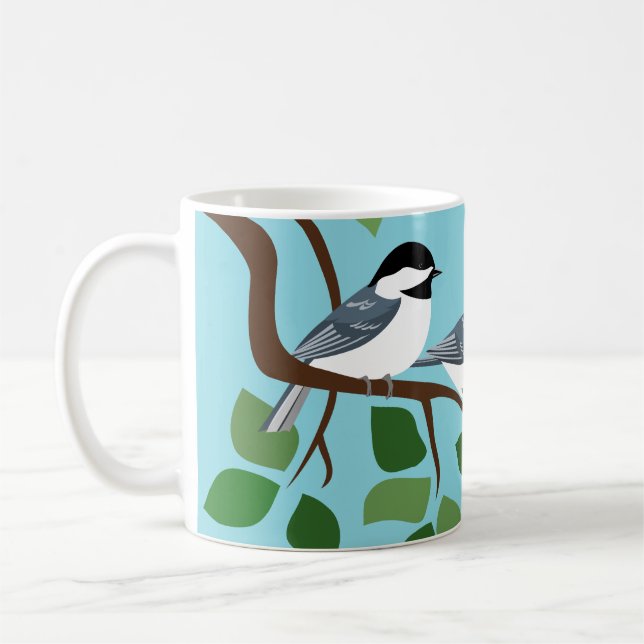 Chickadee Bird Tasse (Links)