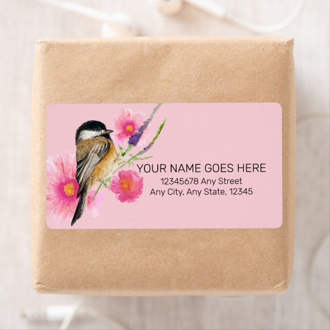 Chickadee Black Capped Wasserfarben (Insitu)