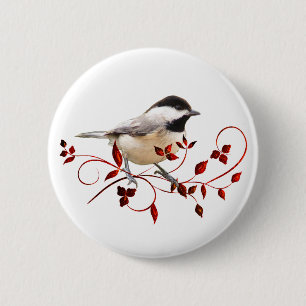 Chickadee Button