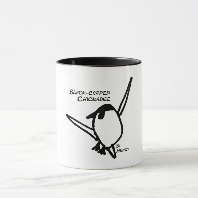 Chickadee by Henry, Option 1 Tasse (Zentrum)