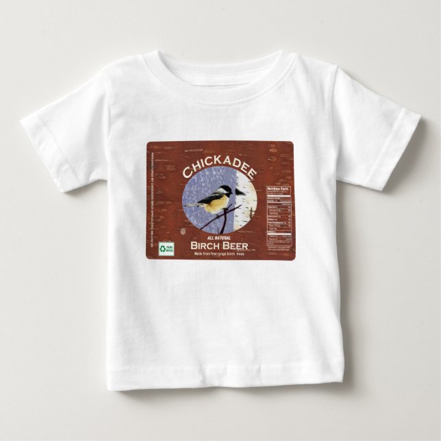 Chickadee-dee-dee Baby T-shirt (Vorderseite)
