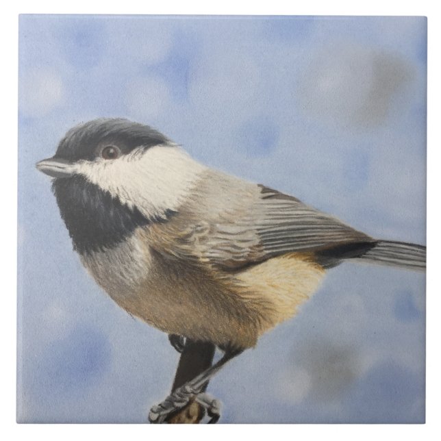 Chickadee dee dee fliese (Vorderseite)