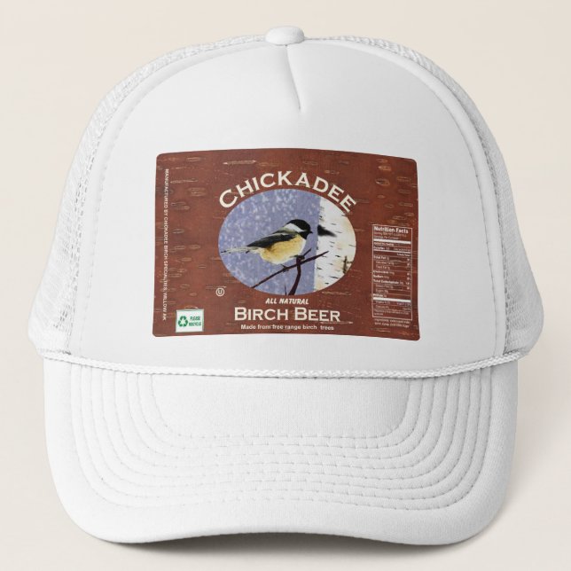 Chickadee-dee-dee Truckerkappe (Vorderseite)