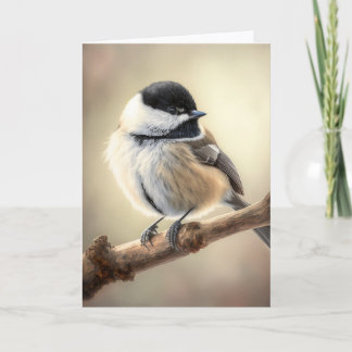 Chickadee Grußkarte Karte