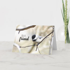 Chickadee Grußkarte Karte