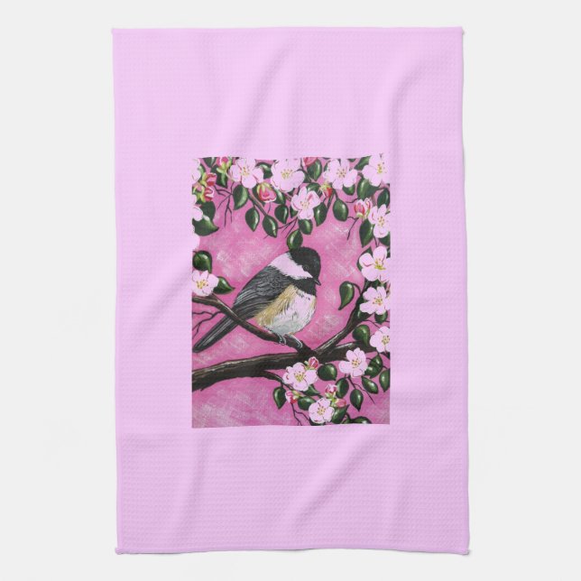 Chickadee Handtuch (Vertikal)