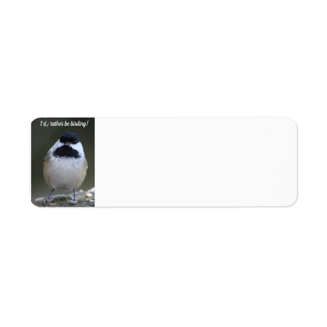 Chickadee Ich würde eher Vogelbeobachtung-Adresset (Vorne)