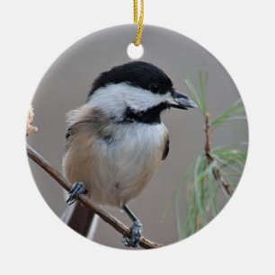 Chickadee Keramikornament