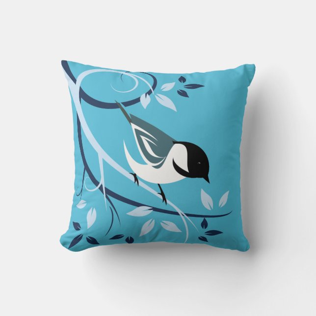 Chickadee-Liebhaber-Geschenke Kissen (Vorderseite)