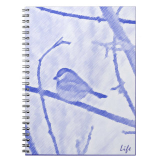 Chickadee Life Notebook Notizblock
