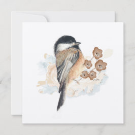 Chickadee Malerei Wasserfarbe