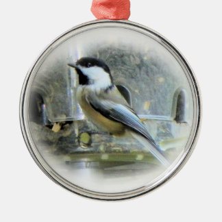 Chickadee Ornament Aus Metall