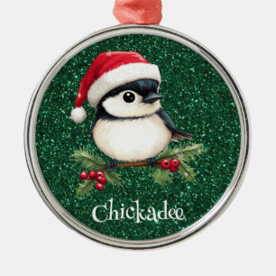 Chickadee Ornament Aus Metall