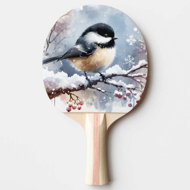 Chickadee Ping Pong Paddle Tischtennis Schläger (Vorderseite)