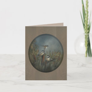 Chickadee Pond Oval Karte
