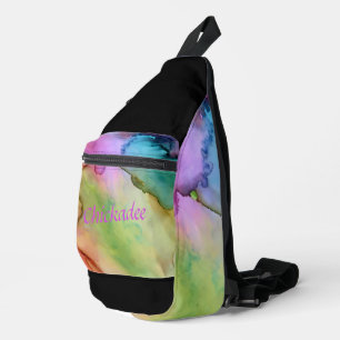 "Chickadee" Print Cut Sew Bag Crossbody Bag