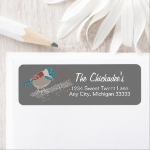 Chickadee Song Bird Grau Art