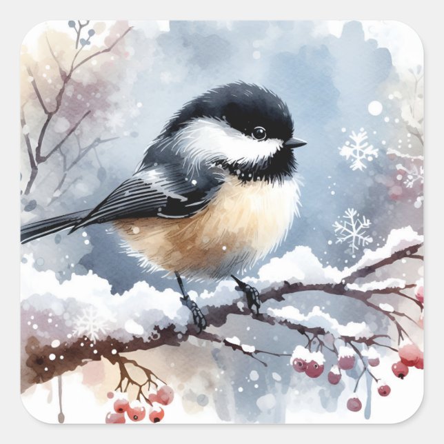 Chickadee Stickers (Vorderseite)