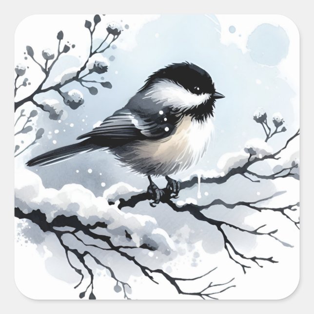Chickadee Stickers (Vorderseite)