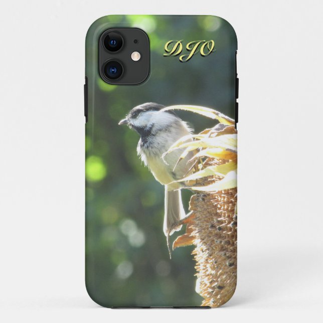 Chickadee Sunflower Harvest Case-Mate iPhone Hülle (Rückseite)