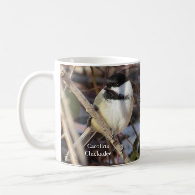 Chickadee Tasse des Kaffees durch BirdingCollectib (Links)