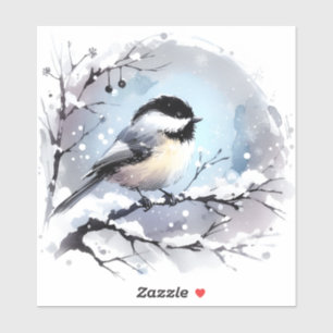 Chickadee Vinyl Sticker