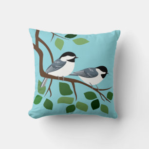 Chickadee-Vogel-Kissen Kissen