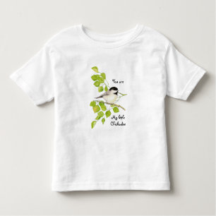Chickadee-Vogel sind Sie mein kleines Kleinkind T-shirt
