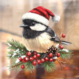 Chickadee Window Cloning Fensteraufkleber