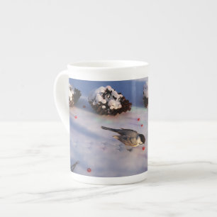Chickadee Winter Tasse
