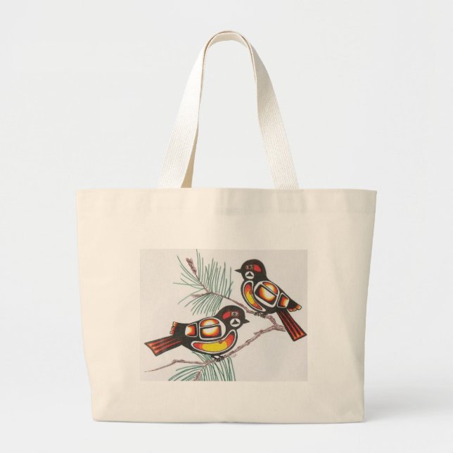 Chickadees 1 jumbo stoffbeutel (Vorne)