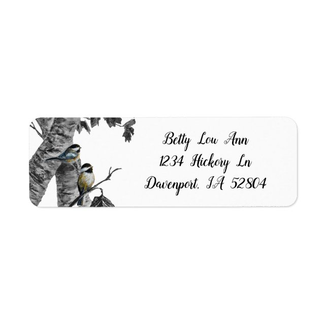 "Chickadees" [design 2] (Vorne)