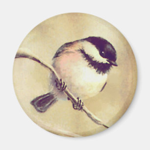 CHICKADEES EINER durch SHARON SHARPE Magnet