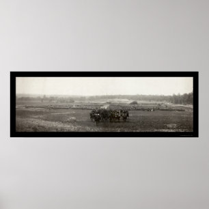 Chickamauga Armee-Foto 1898 Poster