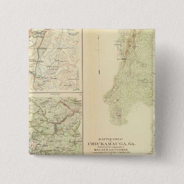 Chickamauga, Ga Button (Vorderseite)