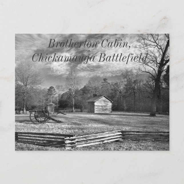Chickamauga Schlachtfeld-Postkarte Postkarte (Vorderseite)