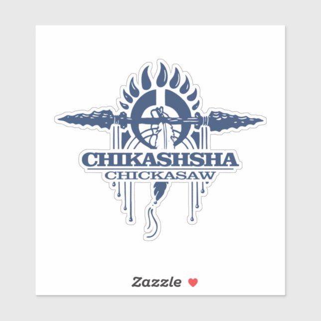 Chickasaw 2 aufkleber (Blatt)