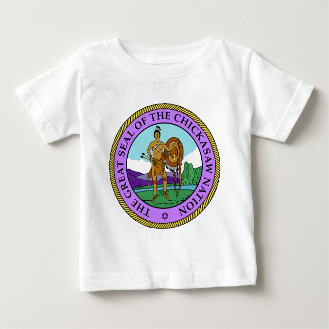Chickasaw-Siegel Baby T-shirt (Vorderseite)