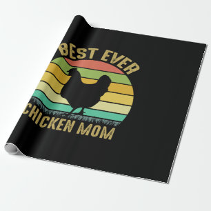 Chicken Art Beste Mama für Hühner Geschenkpapier