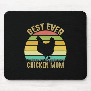 Chicken Art Beste Mama für Hühner Mousepad