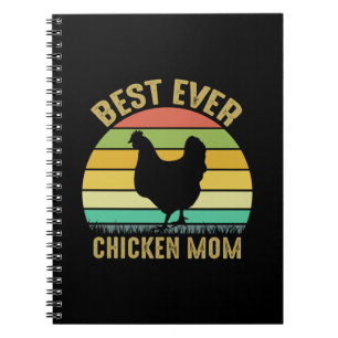 Chicken Art Beste Mama für Hühner Notizblock